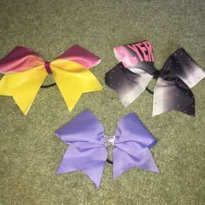 Set of 3 Cheer Bows